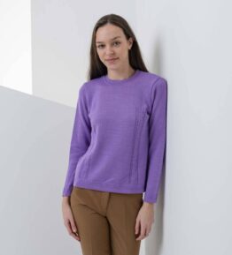 Pletenine-Spenko_pulover_alisha_vijolicna Pulover Alisha